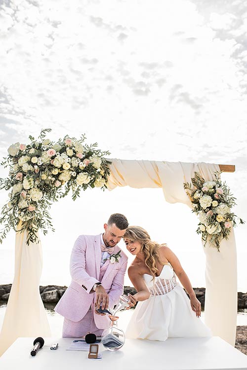 Ceremony on the Beach at Verdura Resort Rocco Forte