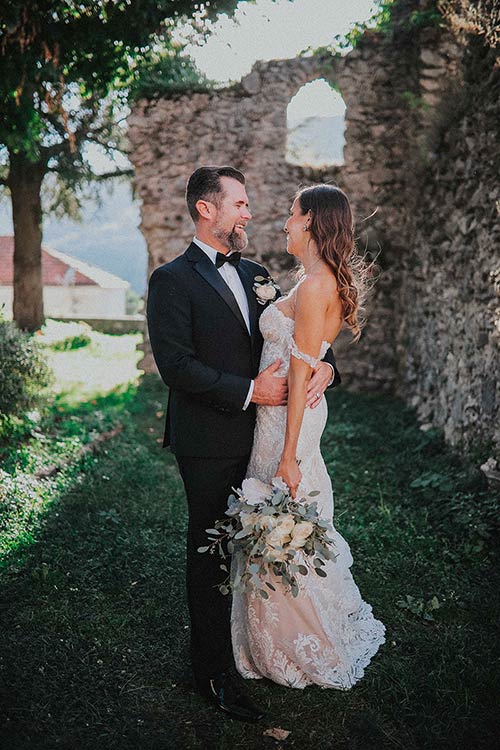 Wedding at the Principessa di Piemonte Gardens