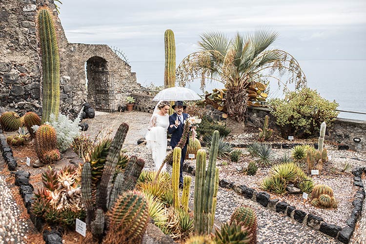 Civil Ceremony at Norman Castle in Aci Castello