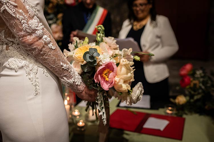 Civil Ceremony at Norman Castle in Aci Castello