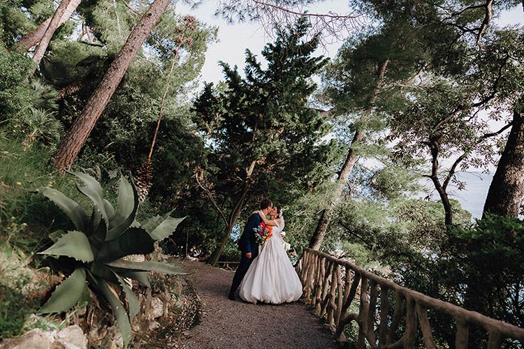 Enchanting Destination Wedding in Italian Riviera